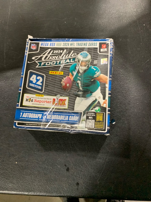 Photo 1 of 2024 Panini Absolute Football NFL Trading Cards Mega Box