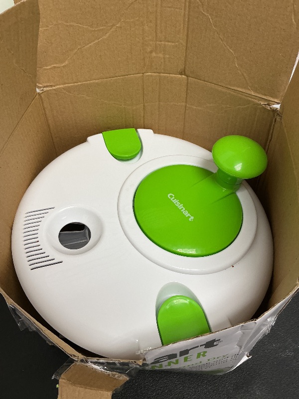 Photo 1 of Cuisinart Large Salad Spinner, 5-Qt , Vegetable & Fruit Salad Washing Bowl with Strainer, Quick Prep Spinner for Salad Greens, Lettuce, Fruits & Vegetables, CTG-00-SAS