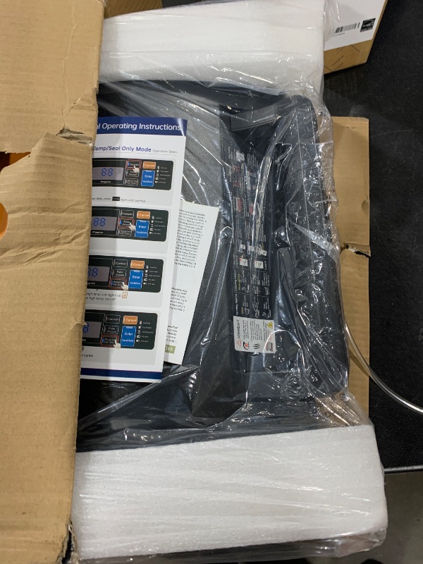Photo 1 of 95kpa Vacuum Sealer Machine,Commercial Full Automatic Food Sealer,Powerful Sealing System with Double Heat Seal,Bags Storage, Easy-Lock Handle,Build-in Cutter,1 Bag Rolls and 10 pcs Pre-cut Bags