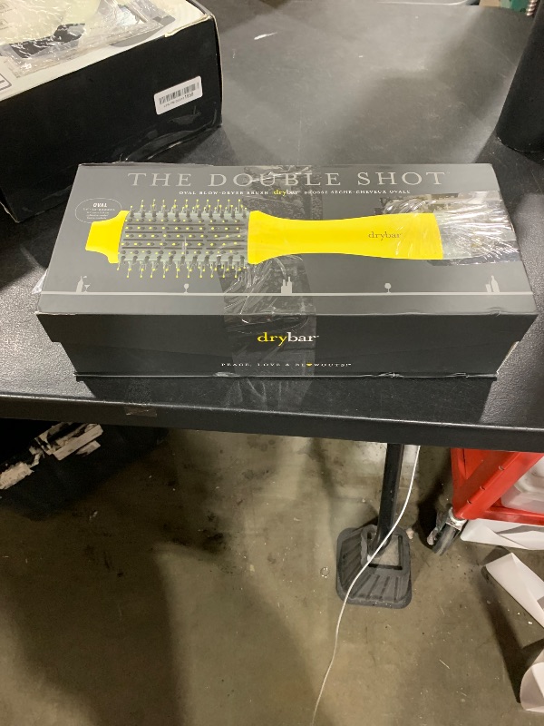 Photo 1 of Drybar The Double Shot Oval Blow Dryer Brush | Brush and Blow Dryer in One, Lightweight Blowout Brush for Long Hair and Volume with 3 Temps for Customized Hair Styling