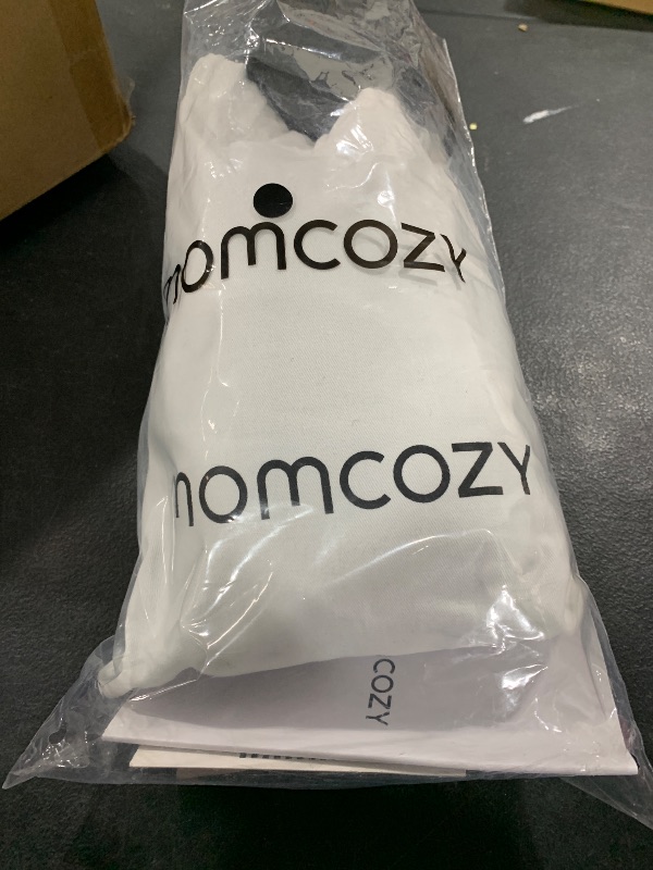 Photo 1 of Momcozy Baby Wrap Carrier, Easy to Wear Infant Carrier Slings, Lightweight Hands Free Baby Sling, Adjustable Baby Carriers for Newborn to Toddler 8-35 lbs, Black