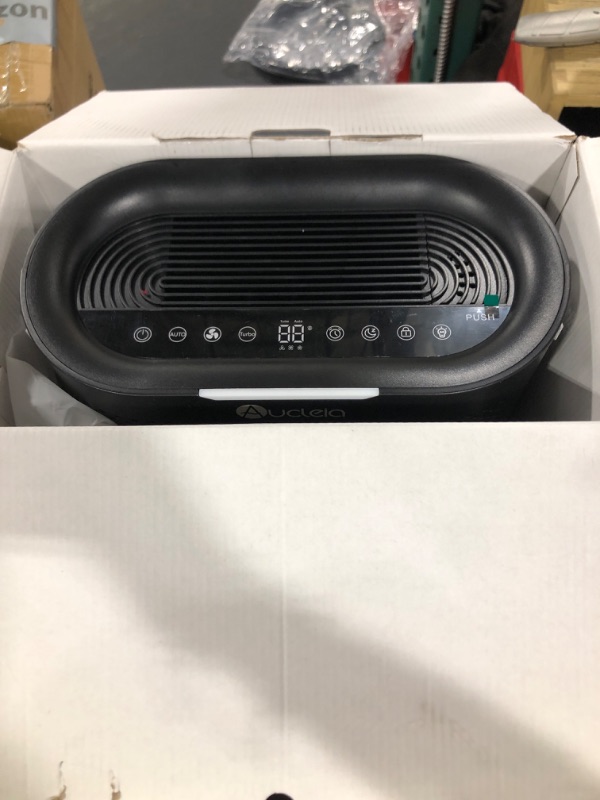 Photo 1 of Air Purifiers for Home Large Room Cover 2,100 Ft²,Home Air Purifier with Air Quality Monitor & Aromatherapy,Auto H13 Air Purifier Removes Pets Hair Dust Smoke Odor,with 7 Colors Light(Black)