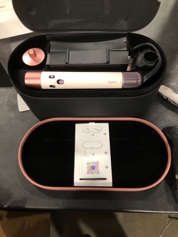 Photo 1 of Dyson Airwrap i.d.™ Multi-Styler and Dryer Straight+Wavy in Ceramic Pink and Rose Gold