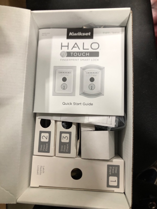 Photo 1 of Kwikset Halo Touch Fingerprint Wi-Fi Smart Lock, Keyless Entry Door Low Profile Deadbolt, Geofence Auto-Unlock, Grade AAA Certified, No Hub Easy Install, Venetian Bronze Lifetime Finish Warranty, Arch