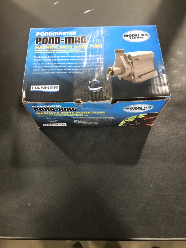 Photo 1 of Danner Manufacturing, Inc., Pondmaster, 950 GPH Pond-Mag, Magnetic Drive Water Pump, 02720