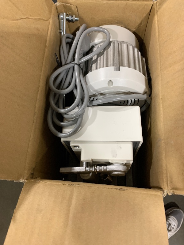 Photo 1 of Servo Motor Sewing Machine, Industrial Sewing Machine Servo Motor, AC110V, 750W, 1HP, Speed 200RPM to 6000RPM, Brushless Servo Motor with Controller and Foot Switch, Run CW and CCW, Silent