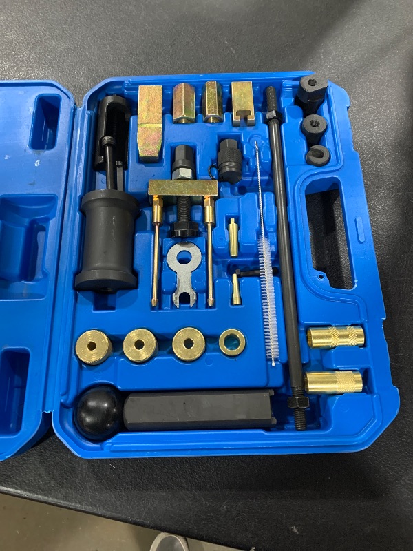 Photo 1 of Fuel Injector Removal Puller Kit Injector Seal Install Tool Compatible with Volkswagen TDi 4 Cyl 8V 16V Diesel Replacement for Audi VW 1.2 1.4 1.6 1.8 2.0 2.7 3.0 3.2 3.6 V6 4.2 V8 FSI TSI TFSI Petrol