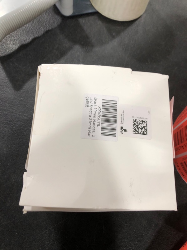 Photo 1 of 2 Packs 19mm Flange Set, Updated Soft Rim Shield and Wide Mouth Base Connector Pump Parts for Spectra S2 Spectra S1 9 Plus Breastpumps Accessories, 106 Degree Wider Opening Angel