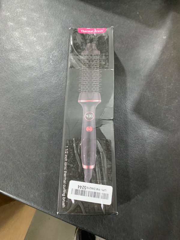 Photo 1 of CIVEYA Thermal Brush for Blowout Look, 1 1/2 Inch Heated Round Brush Styler, Negative Ion Curling Iron