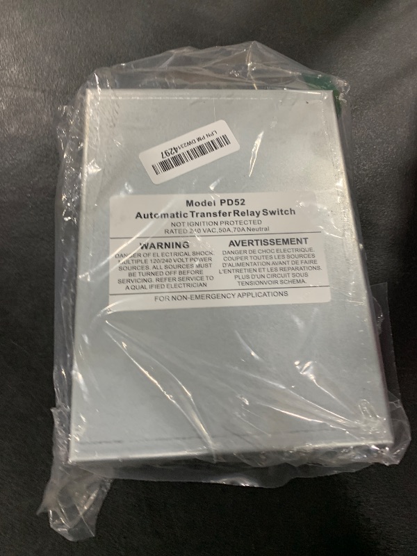 Photo 1 of RV Automatic Transfer Switch 50 Amp,240 VAC,70A Neutral Rating,120/240 Volt