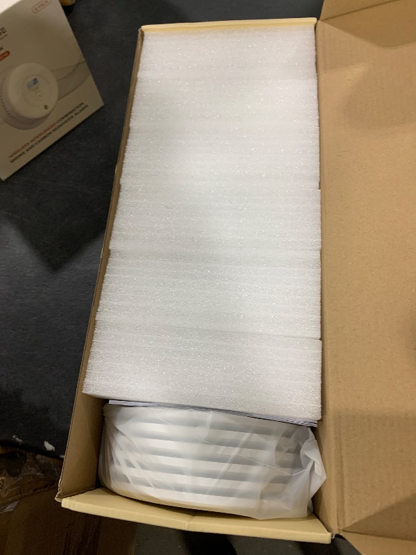 Photo 1 of X-Sense  And Carbon Monoxide Detector Combo, Wireless Interconnected Combination Smoke and Carbon Monoxide Detector with LCD Display & 10-Year Battery, RF Interconnected Model, 6-Pack