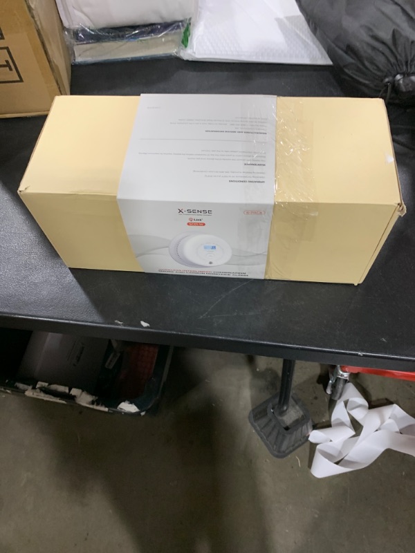 Photo 1 of X-Sense  And Carbon Monoxide Detector Combo, Wireless Interconnected Combination Smoke and Carbon Monoxide Detector with LCD Display & 10-Year Battery, RF Interconnected Model, 6-Pack