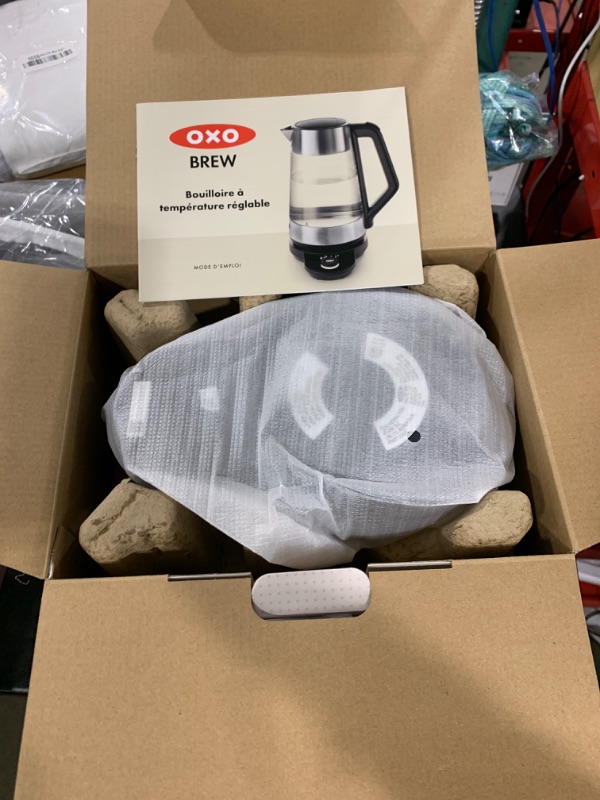 Photo 1 of OXO Brew Adjustable Temperature Kettle, Electric, Clear