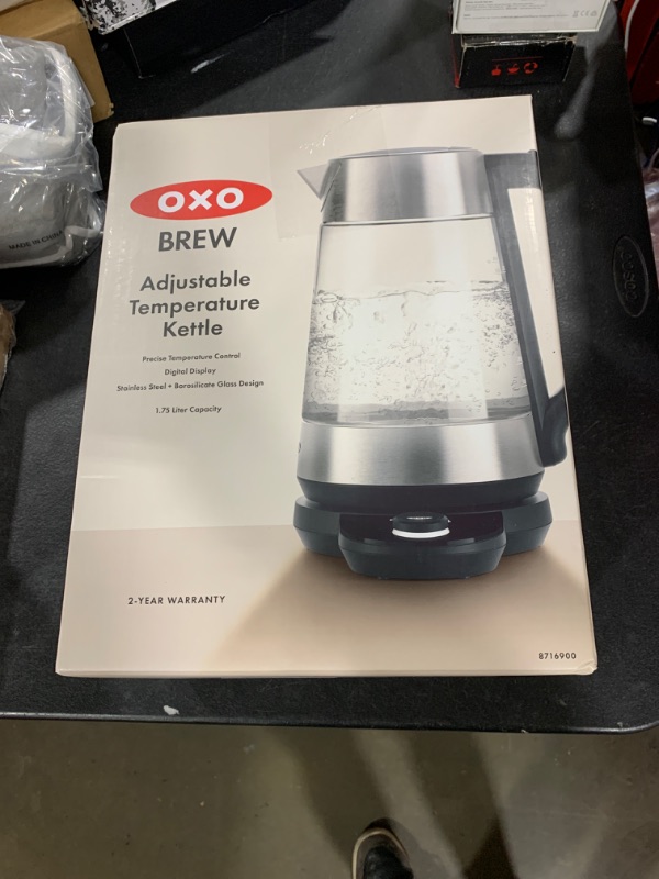 Photo 1 of OXO Brew Adjustable Temperature Kettle, Electric, Clear