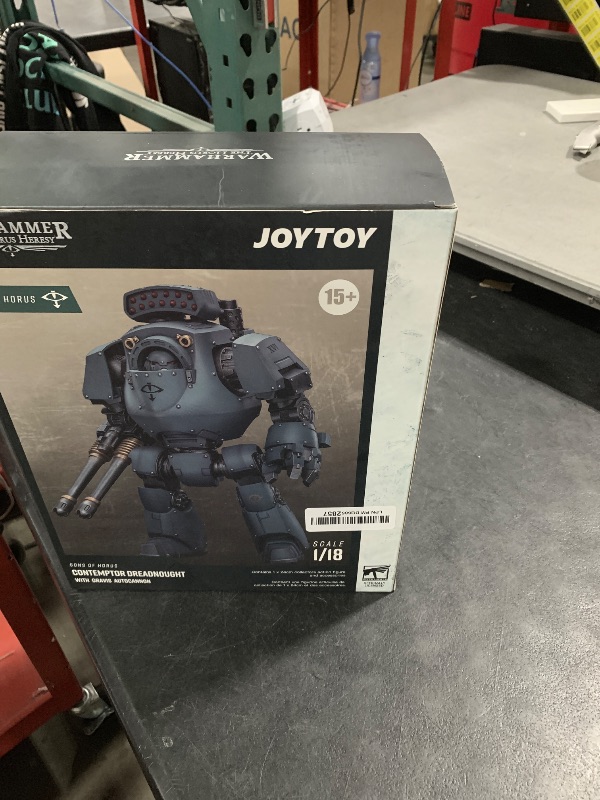Photo 1 of JOYTOY OYTOY Action Figure 1/18 Strife Sons of Horus Contemptor Dreadnought with Gravis Autocannon Collection Model Birthday Gifts 11.81 Inches