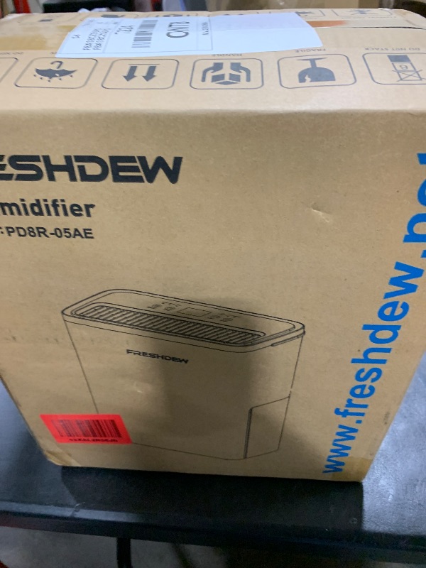 Photo 1 of FRESHDEW Dehumidifier, 30 Pints Dehumidifiers for Home, 1500 Sq. Ft Dehumidifiers with Drain Hose, 0.52 Gallon Water Tank for Basement Bathroom Bedroom, 24H Timer