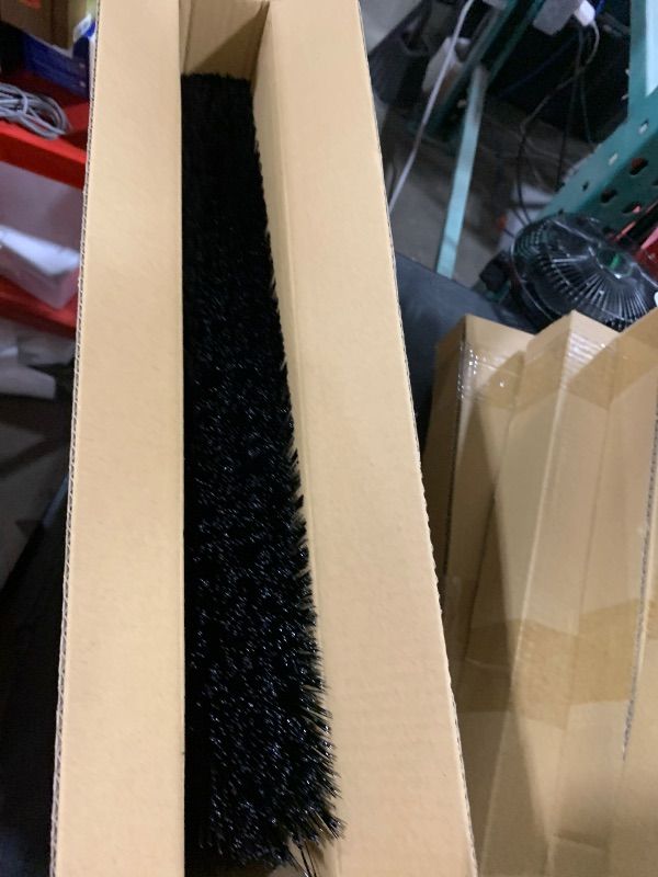 Photo 1 of Outdoor Broom Heavy Duty with Long Handle Broom for Sweeping Indoor, Stiff Bristle Angle Broom Rough Surface for Garages Courtyard Sidewalks Decks, Indoor Kitchen Office Lobby Cleaning