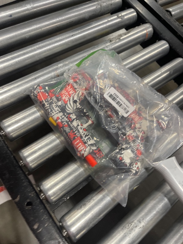 Photo 1 of Soft  Toy  With Shell Ejecting,Gun Fidget Toy with 80 Soft Bullets, 24 Shells and 2 Magazines,Education Toy Model,Christmas Birthday Gifts for Boys&Girls Kids Adults Age 8+(Graffiti)