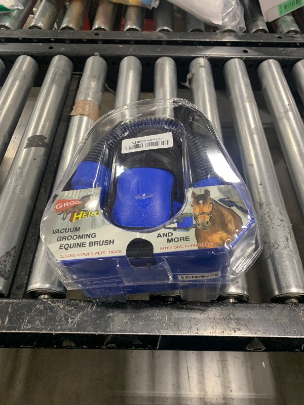 Photo 1 of Groom Hero Vacuum Brush Kit for Horse Grooming – Cleaning Furniture, Carpets, and Auto Interiors – Great for All Pets