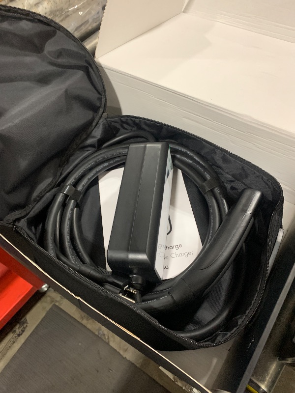 Photo 1 of EV Charger for Tesla, Level 1 EV Charger 15Amp 120V, Schedule Time and Adjust Current Connector with NEMA 5-15 Plug 16.4ft Charging Cable, Compatible with All Tesla Model 3/Y/X/S/Cybertruck