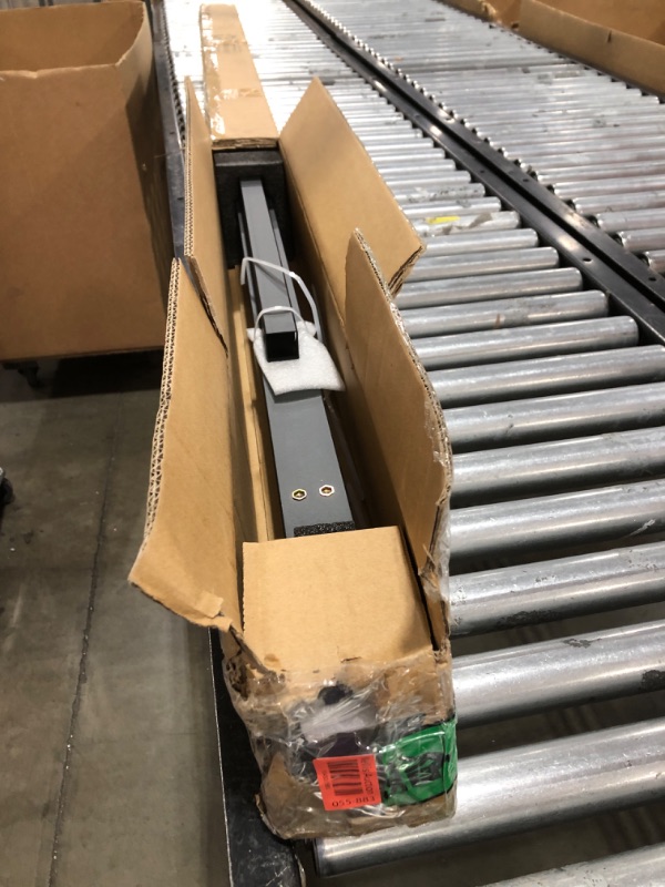 Photo 1 of VIVOSUN Outdoor Handrail, 6-7 Step Stair Handrail, 83" x 36" Fits 1 to 7 Steps, Wrought Mattle Iron Handrail for Concrete Steps, Porch Steps, Black, HR-0004