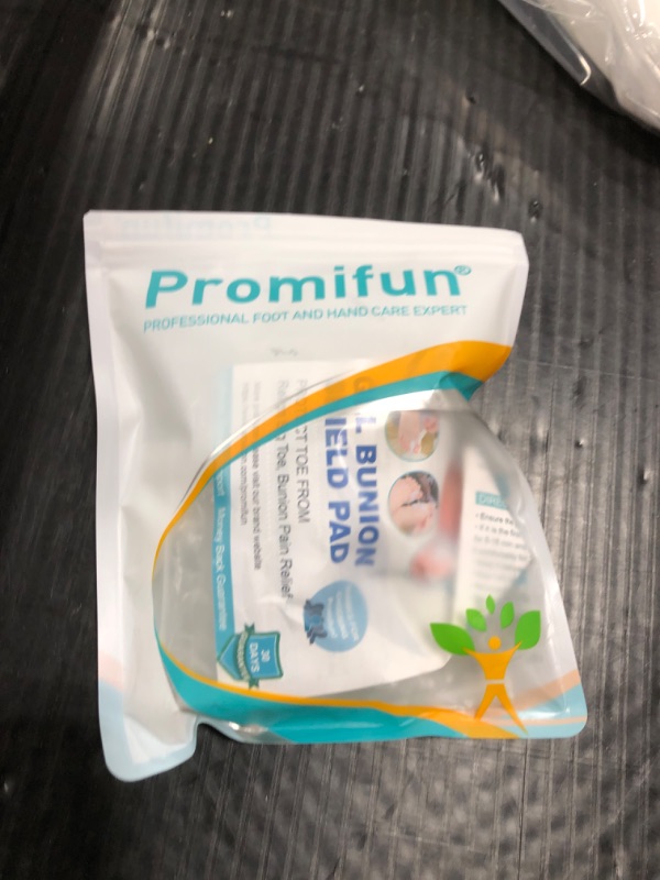 Photo 1 of Promifun Bunion Cushion Protector, 10 Packs of Bunion Corrector Pads with Separator for Big Toe, Gel Shield for Foot Pain Relief, Calluses, Corns - Clear