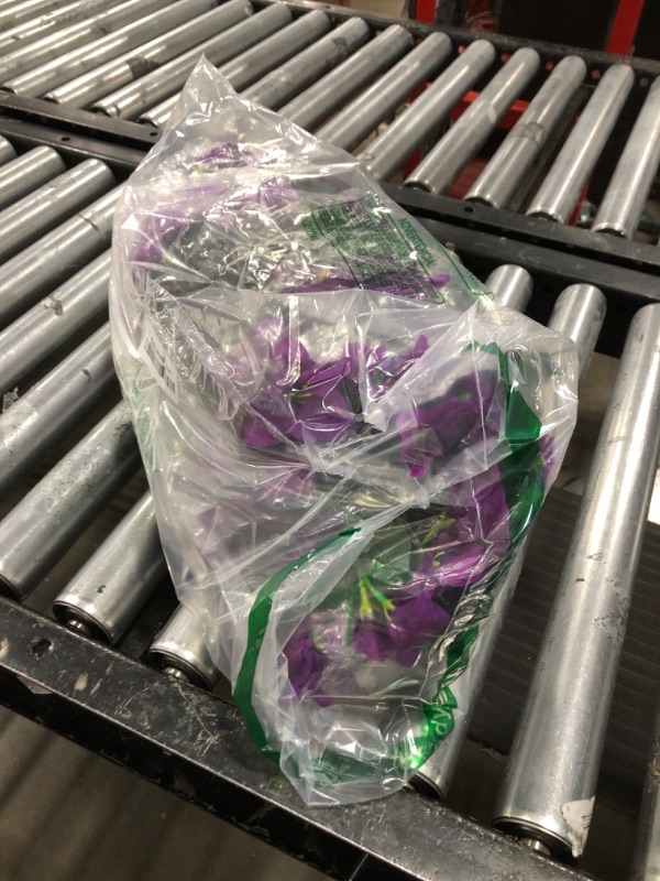 Photo 1 of Artificial Faux Bougainvillea Flowers Plants for Outdoor Outside Summer Decoration, 2 pcs Fake Silk UV Resistant Look Real Long Trailing Vines for Front Door Porch Planter Urn Patio Balcony, Purple