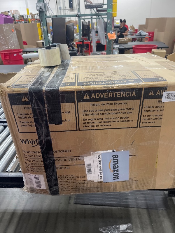 Photo 1 of Whirlpool 18,000 BTU Window Mounted Inverter Air Conditioner with Quiet, High Efficiency Operation and Remote, Window AC Unit for Apartment, Living Room, Bedroom, Large Rooms up to 1000 Square Feet
