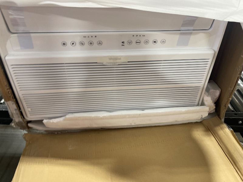 Photo 1 of Whirlpool 18,000 BTU Window Mounted Inverter Air Conditioner with Quiet, High Efficiency Operation and Remote, Window AC Unit for Apartment, Living Room, Bedroom, Large Rooms up to 1000 Square Feet