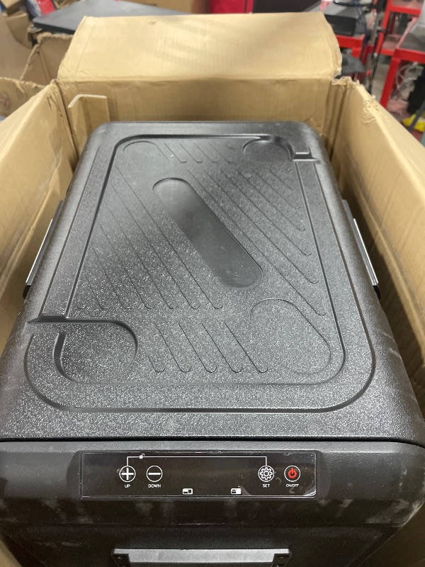Photo 1 of Car Fridge Portable 12 Volt Refrigerator - 58 Quart(55L) Electric Cooler with AC/DC for Truck RV Van Camper, Car Refrigerator Freezer for Camping Boat Travel, APP Control, -4~68°F
