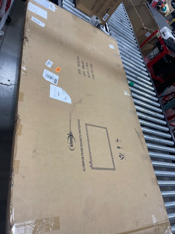 Photo 1 of XIWODE Large Magnetic Dry Erase Board?Whiteboard for Wall, 36 x 72 inches, Whiteboard Marker Board Writing Board?Silver Aluminum Frame, Durable,Whiteboard for Home School & Office