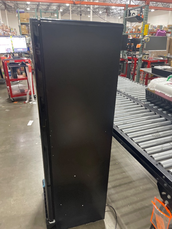 Photo 1 of  One Glass Door Display Upright Beverage Refrigerator Cooler Merchandiser - 12 Cu. Ft [Black] (MDR-1GD-12C)