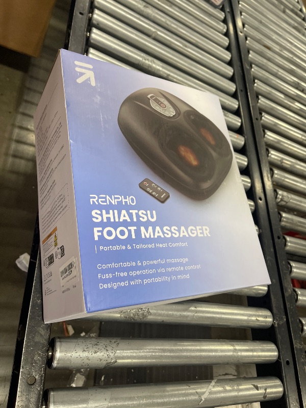 Photo 1 of RENPHO Foot Massager Machine with Heat [2025 Upgraded], FSA HSA Eligible, Foot Massager for Plantar Fasciitis, 3 Heat Levels, Mothers Day Gifts for Women Mom Dad, Wireless Control, True Foot Massage