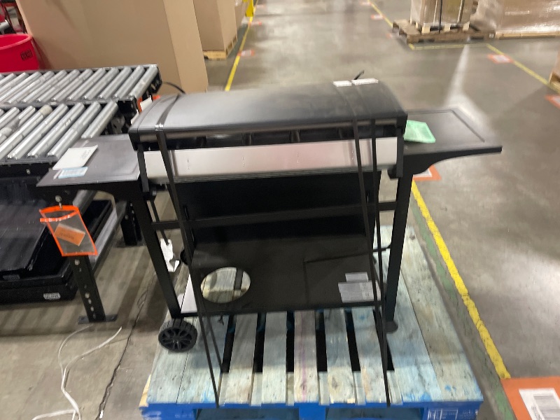 Photo 1 of Royal Gourmet PD4001 4 Burner Propane Gas Griddle with Removable Standing Cart, Convertible to Tabletop Design, Flat Top Grill with Hood for Camping, Tailgating, Backyard, Black