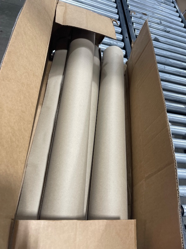 Photo 1 of Brown Rosin Masking Paper 36" x 166', Pack of 4 – 66 lb Thickness Floor Covering for Painting – Paint Masking Paper for Construction – Paint Floor Protector - Contractors Paper Roll by IDL Packaging