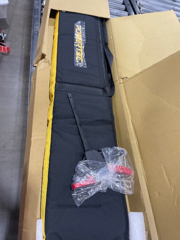 Photo 1 of POWERTEC 110" Track Saw Guide Rail Kit for Makita and Festool, Includes 2PK 55" Guide Rails, Protective Guide Rail Bag, 2PK Guide Rail Connectors, and 2PK Track Saw Clamps (71885)