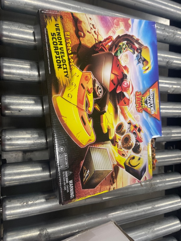 Photo 1 of Monster Jam Mini, El Toro Loco Venom Velocity Scorpion Playset, 2 Exclusive Die-Cast El Toro Loco and Max-D Monster Truck, Kids Toys for Boys Ages 3 and Up