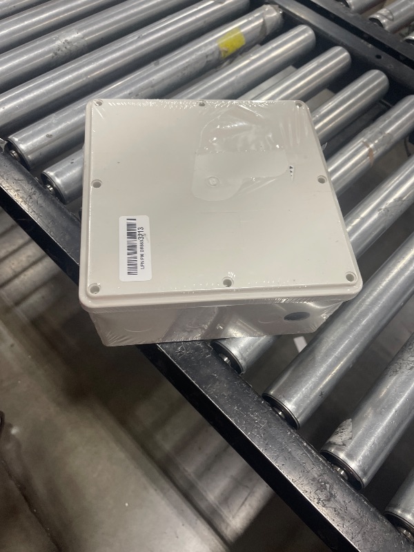 Photo 1 of 9" x 9" x 4" PVC Plastic Junction Box with Pre Molded 3/4" & 1" Punch in Holes Electrical Boxes Waterproof Project Junction Conduit Box for Electrical Enclosure Outdoor