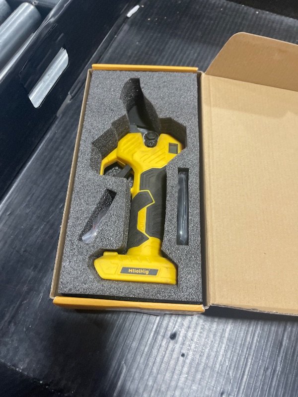 Photo 1 of Cordless Electric Pruning Shears: 1.5-2 Inch Portable Pruning Shears for DeWalt 20V Battery (No Battery) - Garden Pruners Tool with LCD Display & SK7 Blades for Tree, Branch, and Grass Trimming