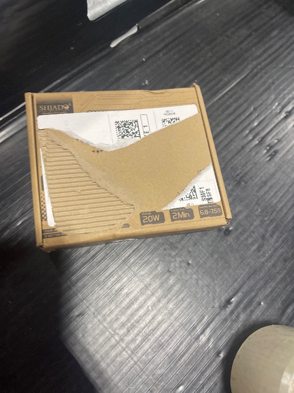 Photo 1 of SHJADE Mini Hot Glue Gun with 30 Glue Sticks, Fast Heating Hot Melt Gun, 20W Glue Gun Kit, Lightweight Craft Gun for DIY, Home Repairs, Kids' School Projects, White