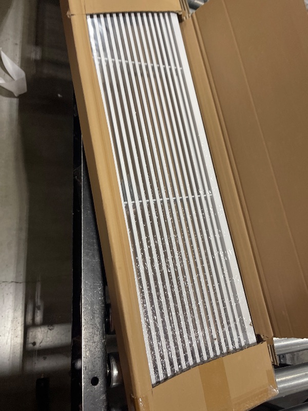 Photo 1 of Powrocket Linear Bar Air Grille 36" X 8", Aluminum Air Supply/Return Grilles,Easy Air Flow,Removable Grille/Door-HVAC Air Vent Cover,White [Outer Dimensions: 36.8"w X 8.8"h]