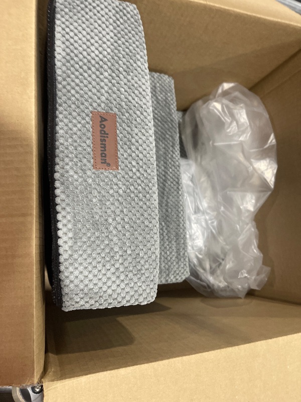 Photo 1 of Dog Stairs for Small Dogs & Cats, 3-Step Non-Slip Pet Steps for Couch Sofa and Chair, Grey, 13.6" H