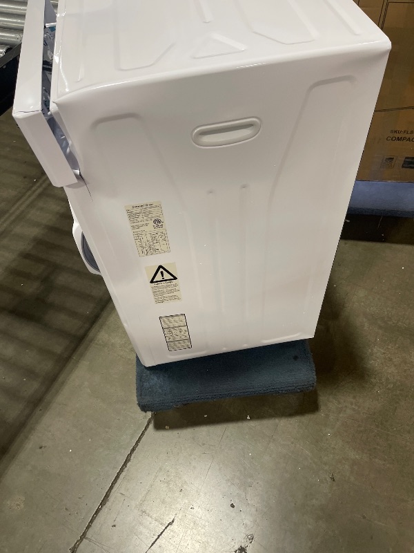 Photo 1 of Euhomy Dryer, 1500W Clothes Dryer with Stainless Steel Tumbler, 3.52 Cu. Ft. portable clothes dryer with Exhaust Hose for Home, Apartment, White