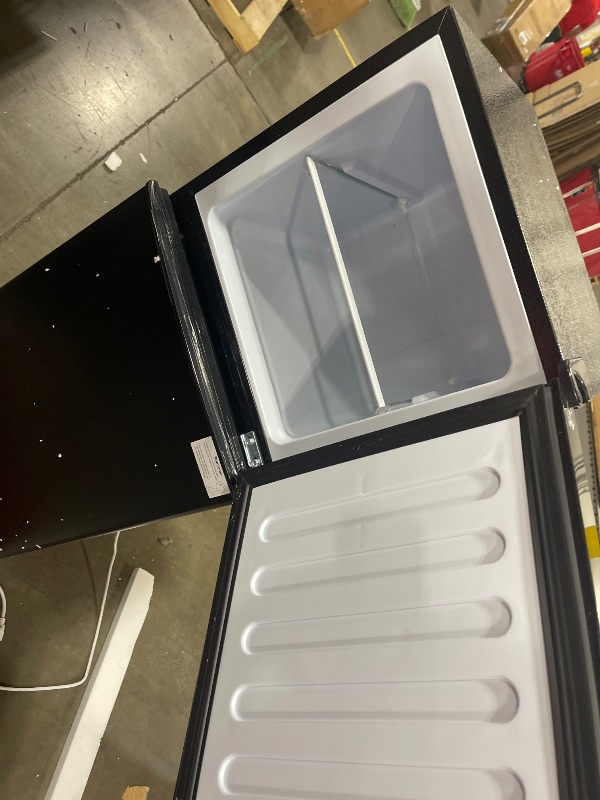 Photo 1 of rosmena Mini Fridge With Freezer, 4.8 Cu. Ft.Refrigerator With 2 Doors, Apartment Size Refrigerator with Freezer Combo for Bedroom, Office, Kitchen, Apartment, Dorm