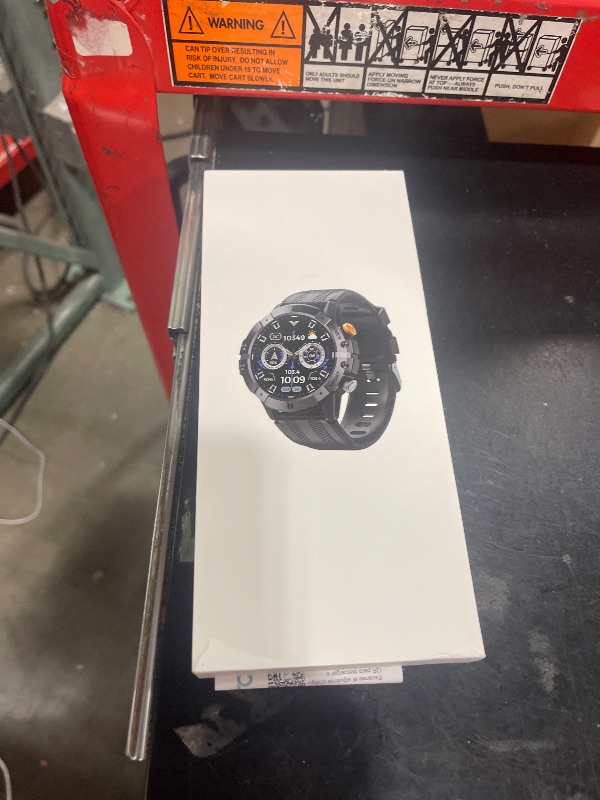 Photo 1 of Smart Watches for Men, Bluetooth Call Military Smart Watch, Waterproof Fitness Tracker with Heart Rate/Blood Oxygen/Sleep Monitor/124 Sports Modes, Tactical Watch for Android Phones & iPhone (Silver)