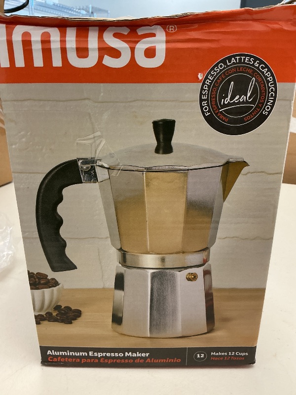 Photo 1 of IMUSA 12cup Cast Aluminum Stovetop Coffeemaker