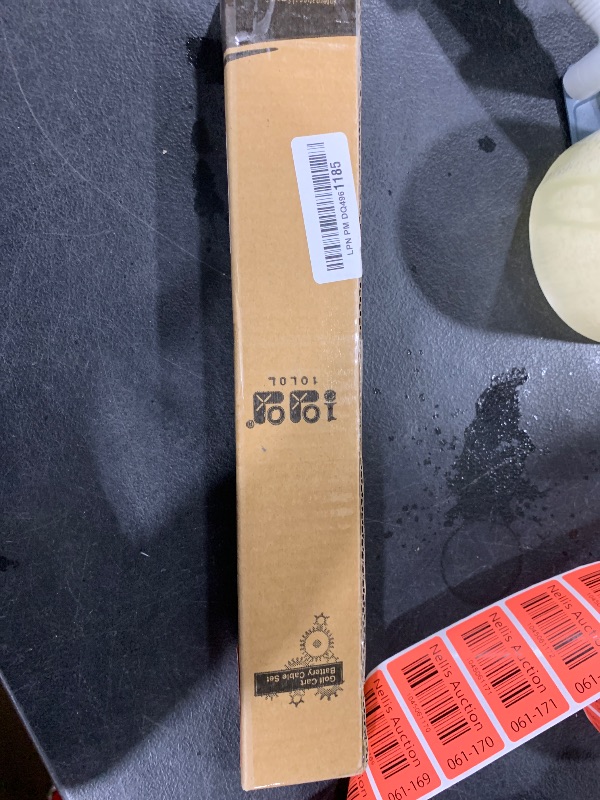 Photo 1 of 10L0L Universal Golf Cart Battery Cable 36in & 38in for Club Car EZGO and Other Motor Battery Connection Cables Set (1 Black, 1 Red)