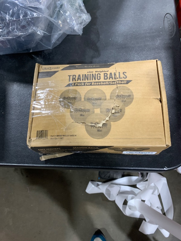 Photo 1 of GoSports 2.8 inch Weighted Training Baseballs - Hitting & Pitching Training for All Skill Levels - Improve Power and Mechanics