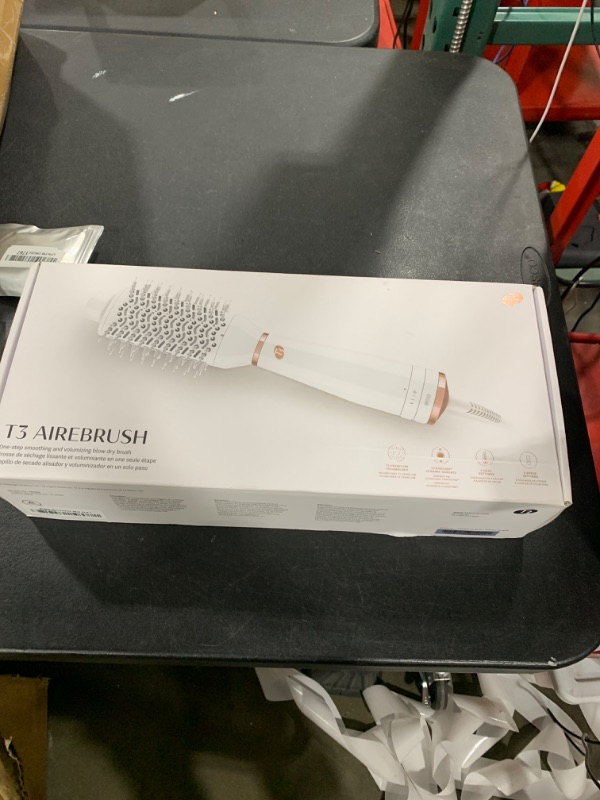 Photo 1 of T3 AireBrush One-Step Smoothing and Volumizing Hair Dryer Brush, Blow Dryer Brush for Fast Drying and Styling with Multiple Heat and Speed Settings, Ceramic Oval Brush and Cool Shot