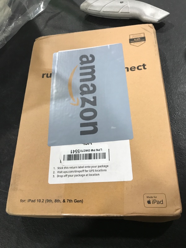 Photo 1 of ZAGG Rugged Pro Connect for Apple iPad 10.2" (Gen 9,8,7)| Water Resistant, Keyboard & Case Combo w/Interlocking Keys - Black